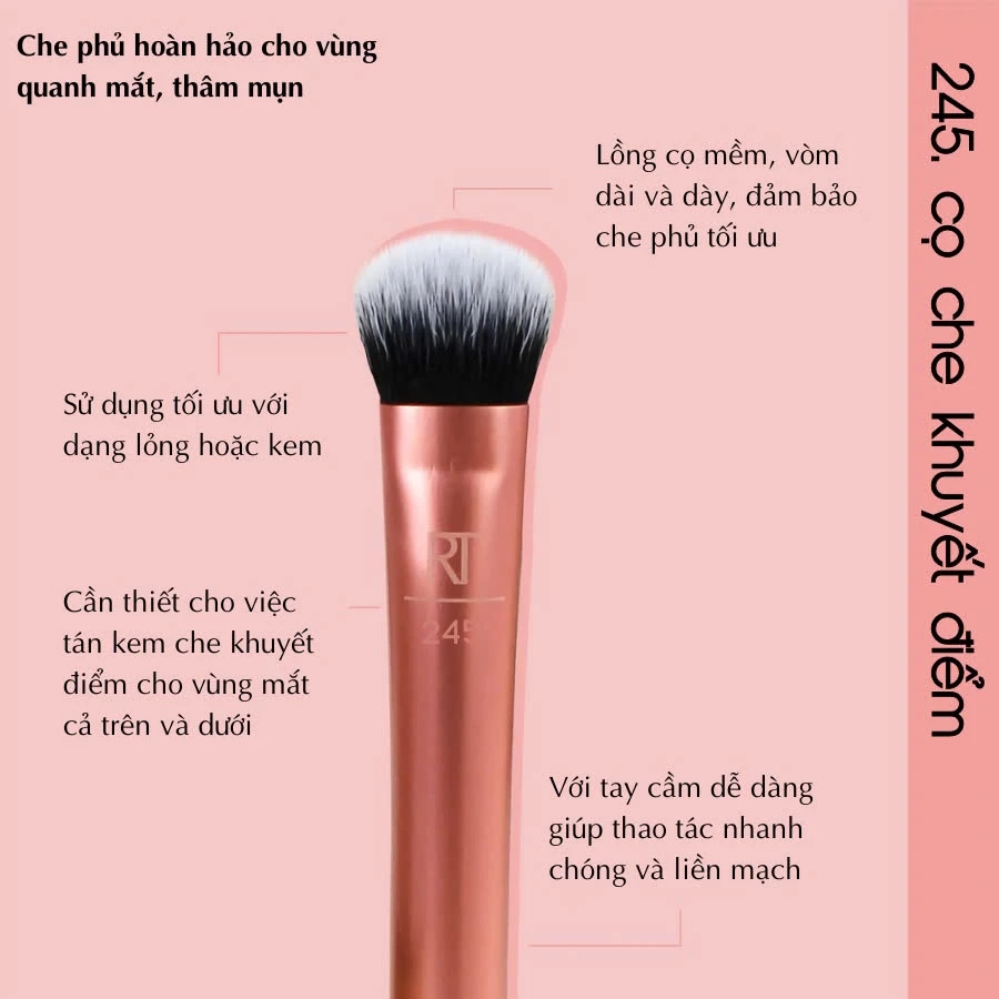 Cọ Tán Che Khuyết Điểm RT REAL TECHNIQUES Expert Concealer 245 91593